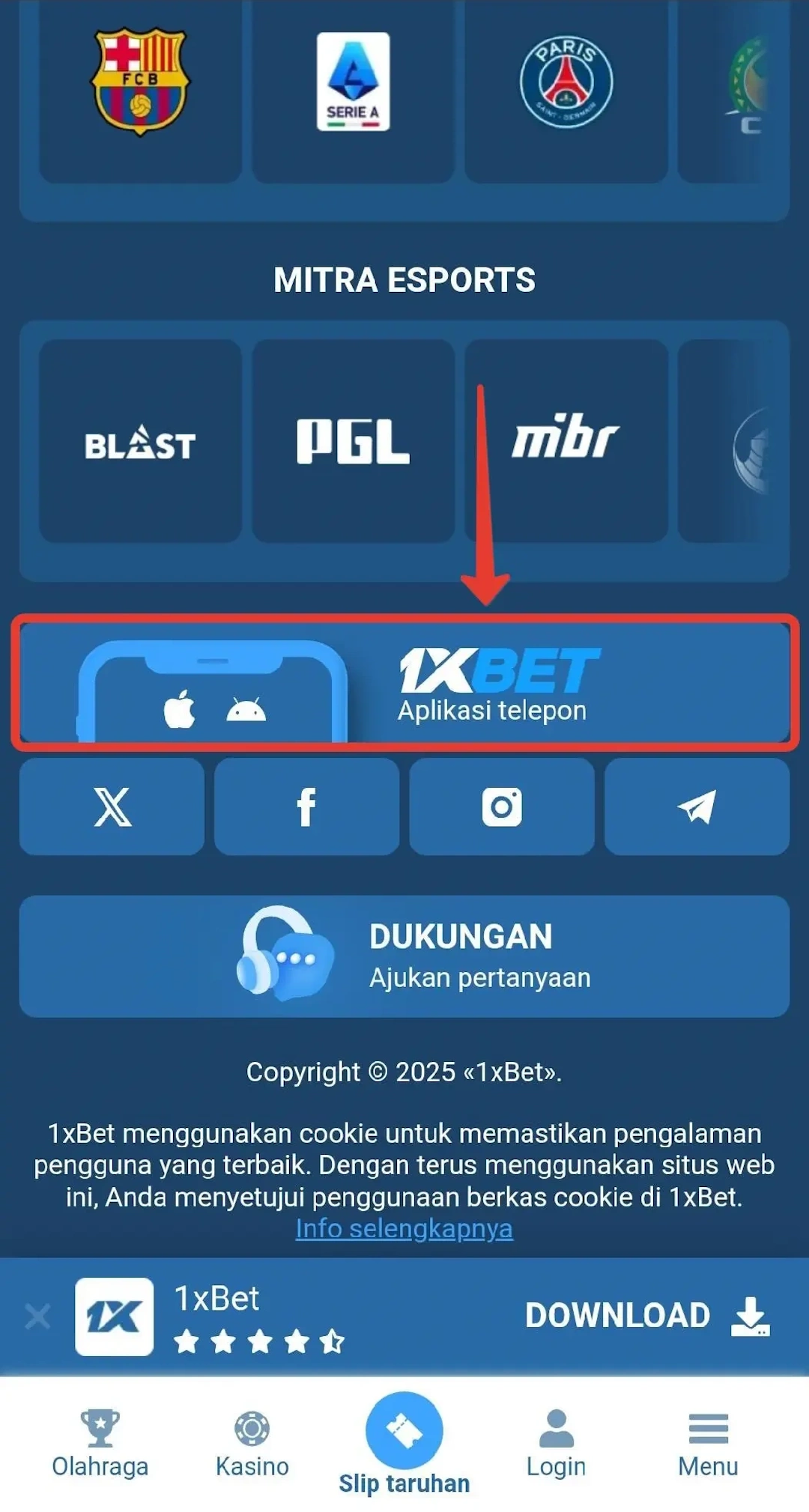 Main-footer 1xBet App Download Malaysia: Official APK