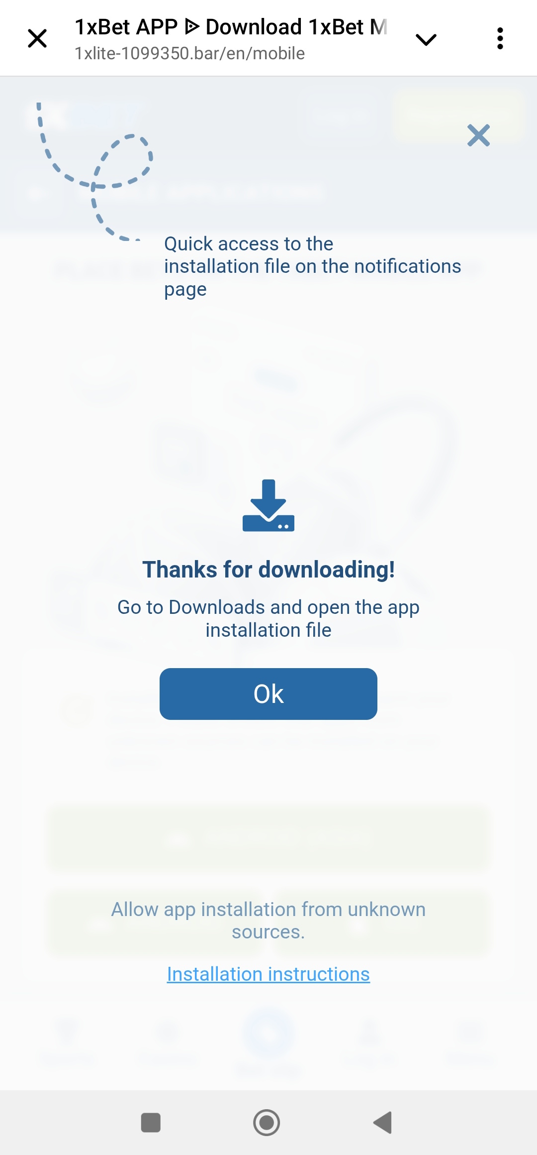 final-dowonload 1xBet App Download Malaysia: Official APK